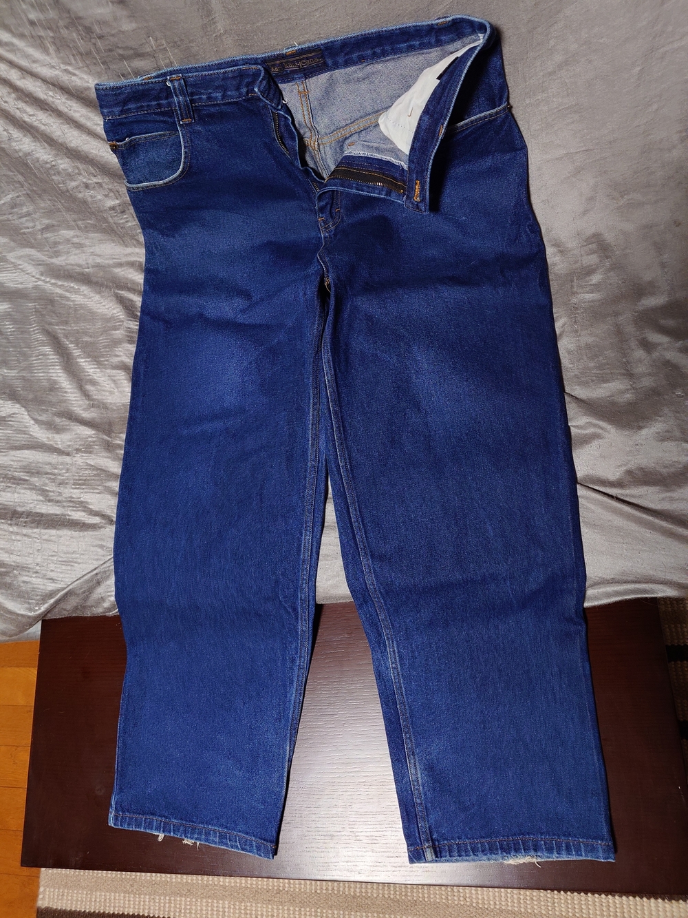 Vintage 90s Baggy Karl Kani Men's Dark Blue Jeans Size 36
